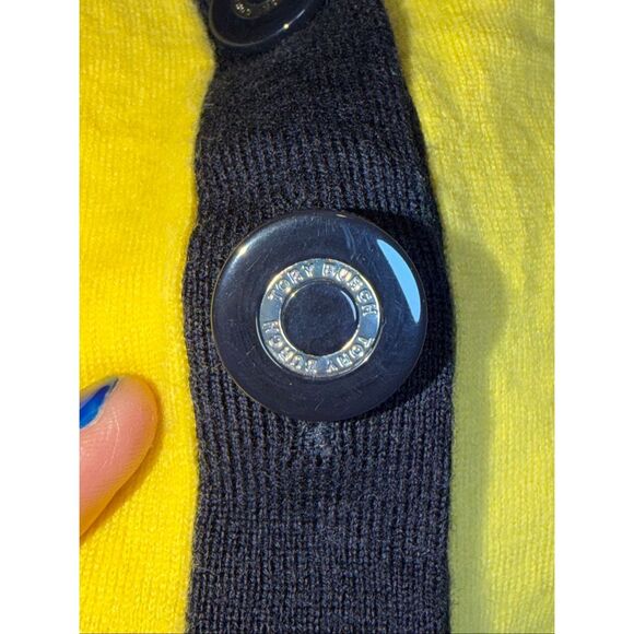 TORY BURCH 100% Merino Wool Cardigan Sweater - Picture 3 of 7